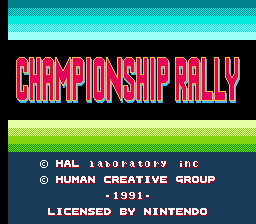 Championship Rally
