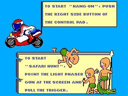 Hang-On & Safari Hunt