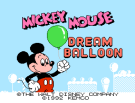 Mickey Mouse - Dream Balloon (USA) (Proto)